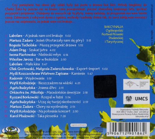 Bakcynalia - Epidemia Piosenki [CD]