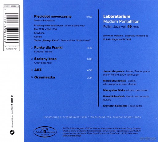 Laboratorium: Modern Pentathlon [CD]
