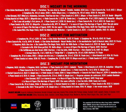 Mozart The Singles 66 Classic Tracks [3CD]