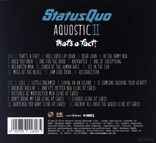 Status Quo: Aquostic II - That's A Fact (Limited Edition) [2CD]