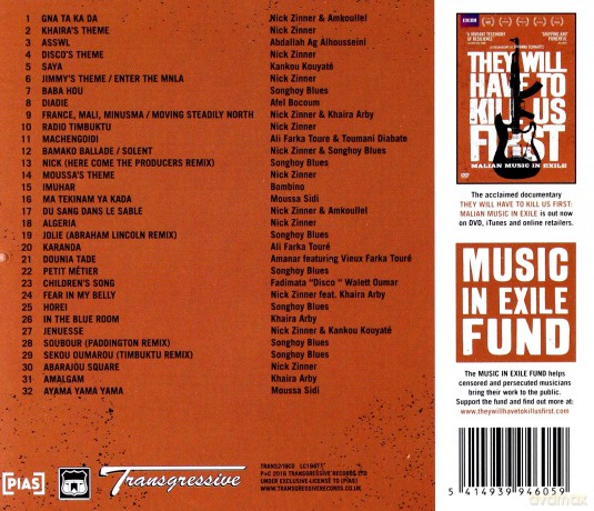 They Will Have to Kill Us First soundtrack [CD]