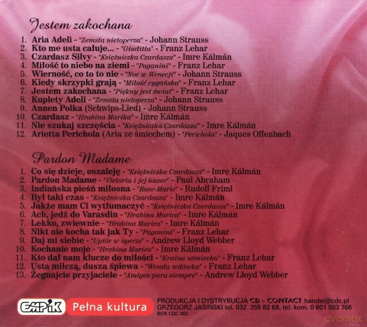 Grażyna Brodzińska: Pierwsza Dama Polskiej Operetki [CD]