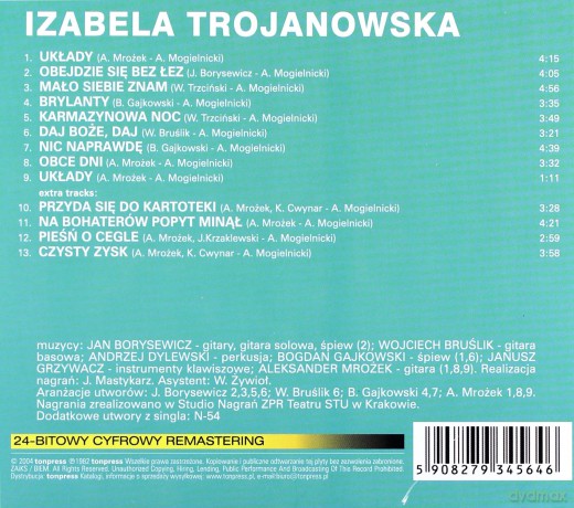 Izabela Trojanowska: Układy [CD]