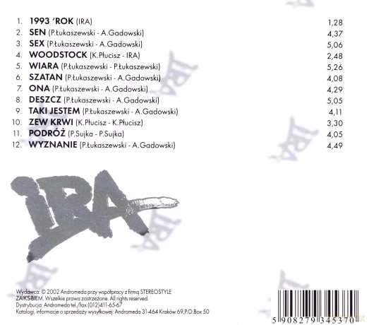 Ira: 1993 rok [CD]
