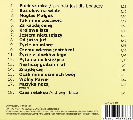 Andrzej Rybiński: The Best Of [CD]