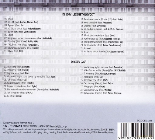 Klasyka Polskiego Hip Hopu: Szejsetkilovolt + V6 [2CD]