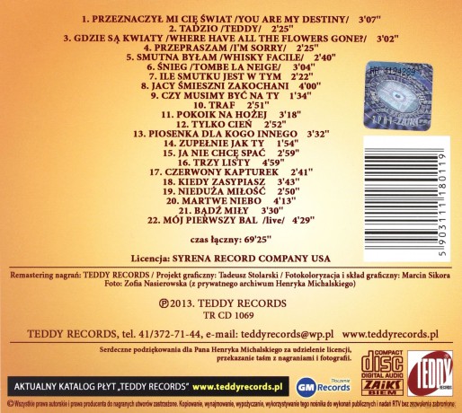 Kalina Jędrusik: I'm Sorry [CD]