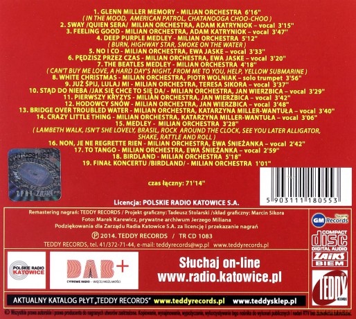 Jerzy Milian:Koncert wspomnień w 40-lecie powstania orkiestry [CD]