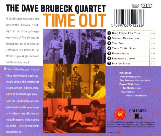 Dave Brubeck Quartet: Time Out [CD]