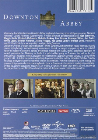 Downton Abbey Kolekcja sezon 1-6 Pakiet [23DVD]