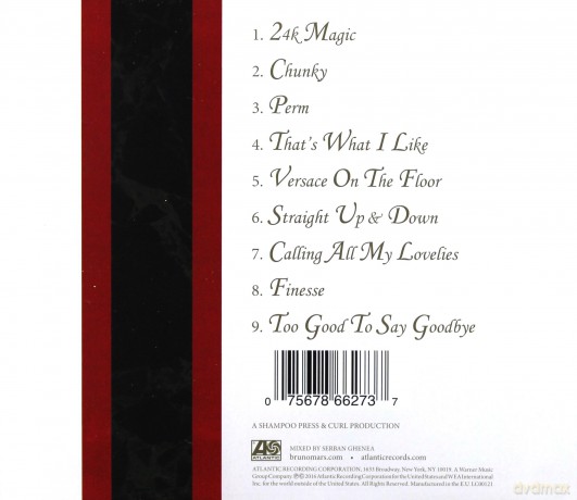 Bruno Mars: 24k Magic [CD]