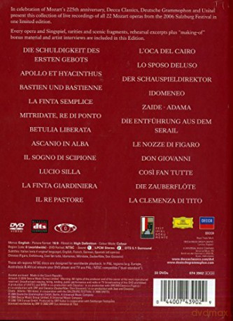 Mozart The Complete Operas (Limited) [33DVD]