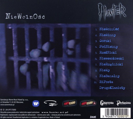 Hunter: NieWolnOść [CD]