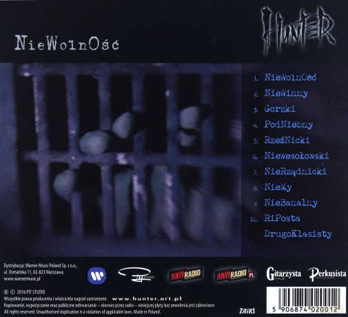 Hunter: NieWolnOść [CD]