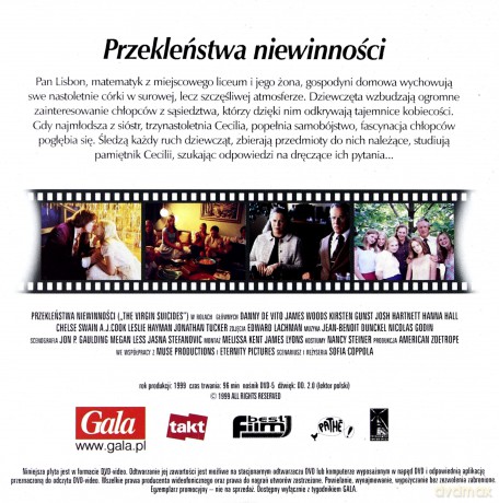 Przekleństwa niewinności (wydanie kopertowe) [DVD]