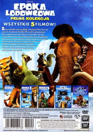 Epoka Lodowcowa Pełna Kolekcja [5DVD]