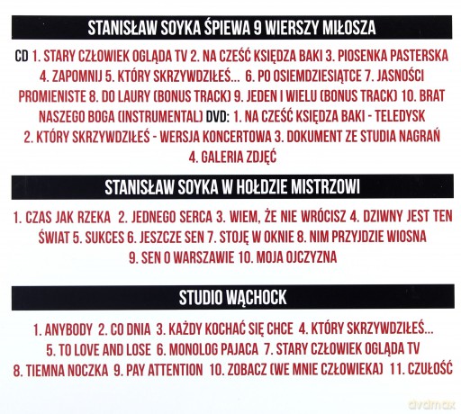 Stanisław Soyka: 9 Wierszy Miłosza / W Hołdzie Mistrzowi / Studio Wąchock [BOX] [4CD]