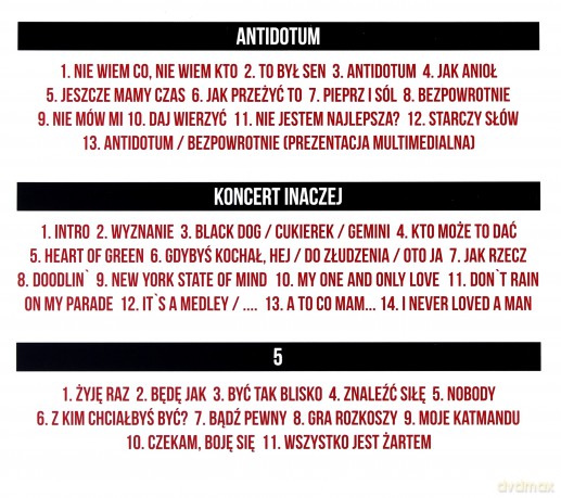 Kasia Kowalska: Antidotum / Koncert Inaczej / 5 [BOX] [3CD]
