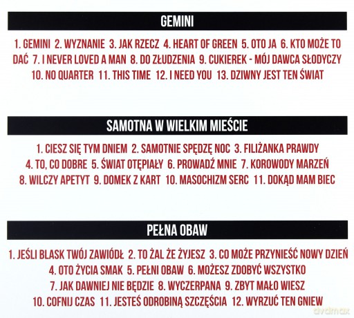 Kasia Kowalska: Gemini / Samotna W Wielkim Mieście / Pełna Obaw [BOX] [3CD]