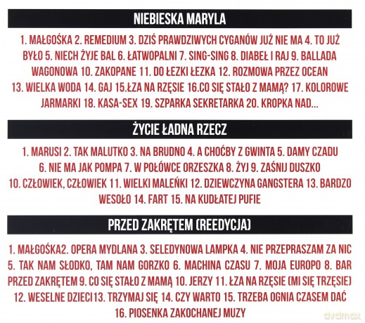 Maryla Rodowicz: Niebieska Maryla / Życie Ładna Rzecz / Przed Zakrętem [BOX] [3CD]