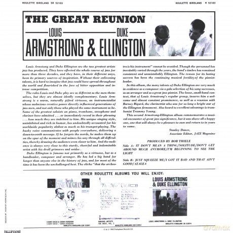 Louis Armstrong & Duke Ellington: The Great Reunion [Winyl]