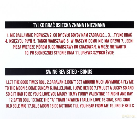 Stanisław Soyka & Roger Berg Big Band: Tylko Brać Osiecka Znana I Nieznana / Swing Revisted - Bonus [BOX] [2CD]