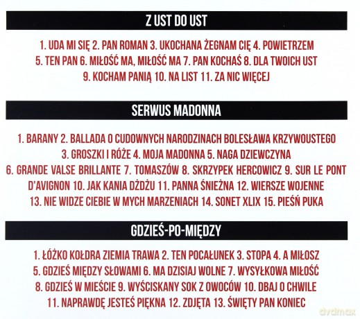 Janusz Radek: Z Ust Do Ust / Serwus Madonna / Gdzieś Po Między [BOX] [3CD]