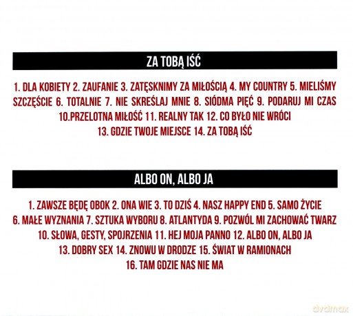 Andrzej Cierniewski: Za Tobą Iść / Albo On Albo Ja [BOX] [2CD]