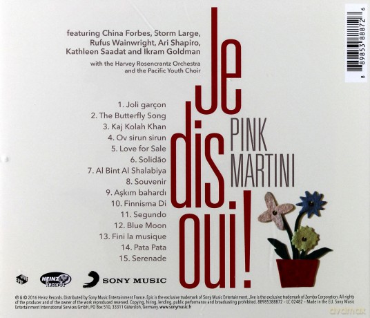 Pink Martini: Je dis oui! [CD]
