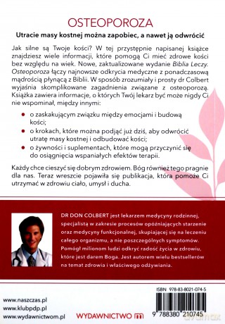 Biblia leczy. Osteoporoza - Don Colbert [KSIĄŻKA]