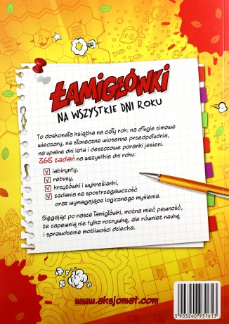 Łamigłówki na wszystkie dni roku [KSIĄŻKA]