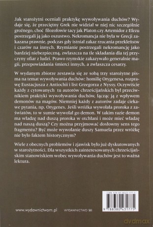 Orygenes, Eustacjusz z Antiochii i Grzegorz z Nyssy o wywoływaniu duchów [KSIĄŻKA]