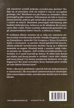 Orygenes, Eustacjusz z Antiochii i Grzegorz z Nyssy o wywoływaniu duchów [KSIĄŻKA]
