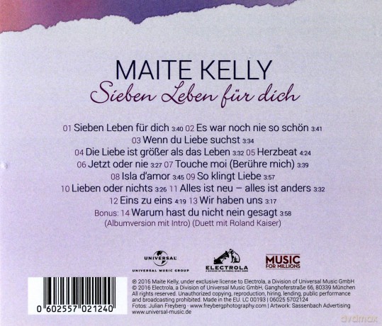 Maite Kelly: Sieben Leben Für Dich [CD]
