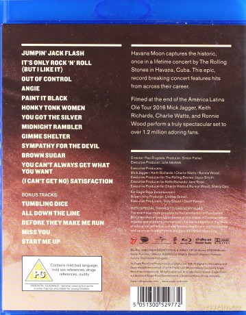 Rolling Stones: Havana Moon [Blu-Ray]