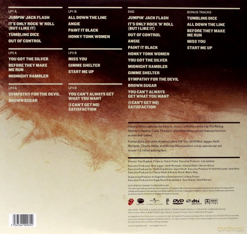The Rolling Stones: Havana Moon (Limited) [3xWinyl]+[DVD]