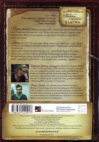Fortuna i namiętności. Klątwa - Małgorzata Gutowska-Adamczyk [AUDIOBOOK] [CD-MP3]