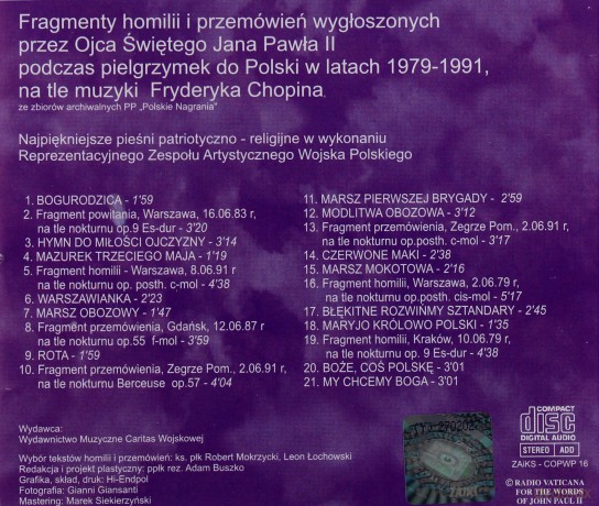 Zespół Artystyczny Wojska Polskiego: Do Ciebie Polsko [CD]