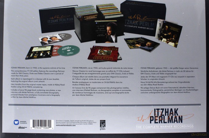 Itzhak Perlman: Itzhak Perlman - The Complete Warner Recordings [BOX] [77CD]