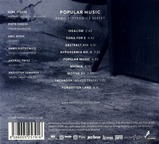 Kamil Piotrowicz Saxtet: Popular Music [CD]