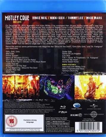 Motley Crue: The End - Live In Los Angeles [Blu-Ray]