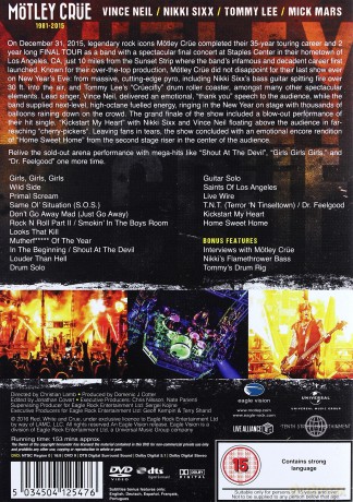 Motley Crue: The End - Live In Los Angeles [DVD]