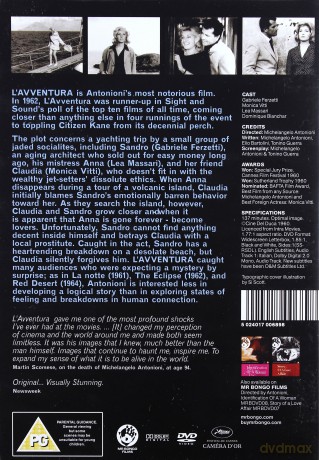 L'Avventura (Przygoda) [DVD]