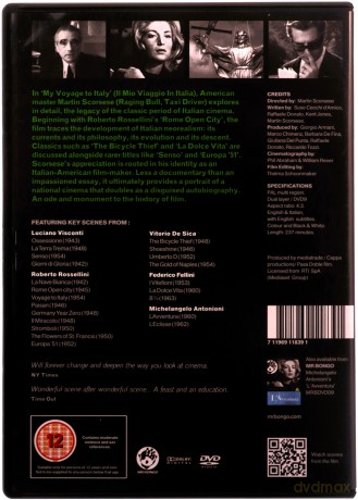My Voyage To Italy (Historia kina włoskiego według Martina Scorsese) [DVD]
