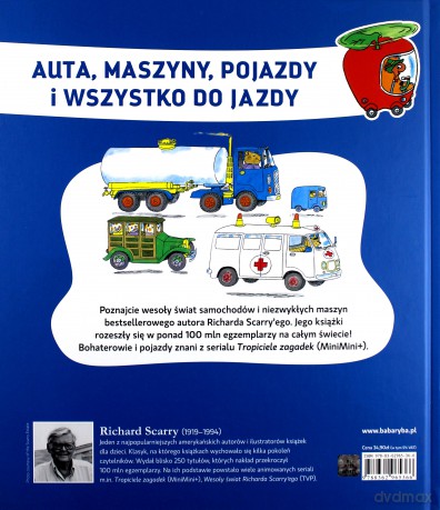 Auta, maszyny, pojazdy i wszystko do jazdy - Richard Scarry [KSIĄŻKA]