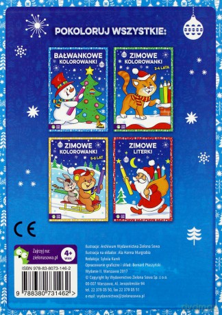 Bałwankowe kolorowanki [KSIĄŻKA]
