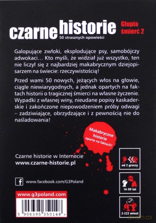 Czarne historie - Głupia śmierć 2 [KARTY]