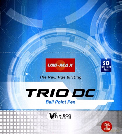 Długopis Trio DC Tinted czerwony (50 szt)