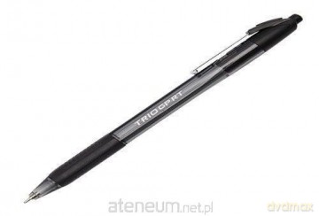 Długopis Trio RT GP Steel czarny (50 szt)