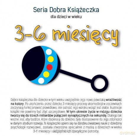 Dobra książeczka 3-6 miesięcy - Agnieszka Starok [KSIĄŻKA]